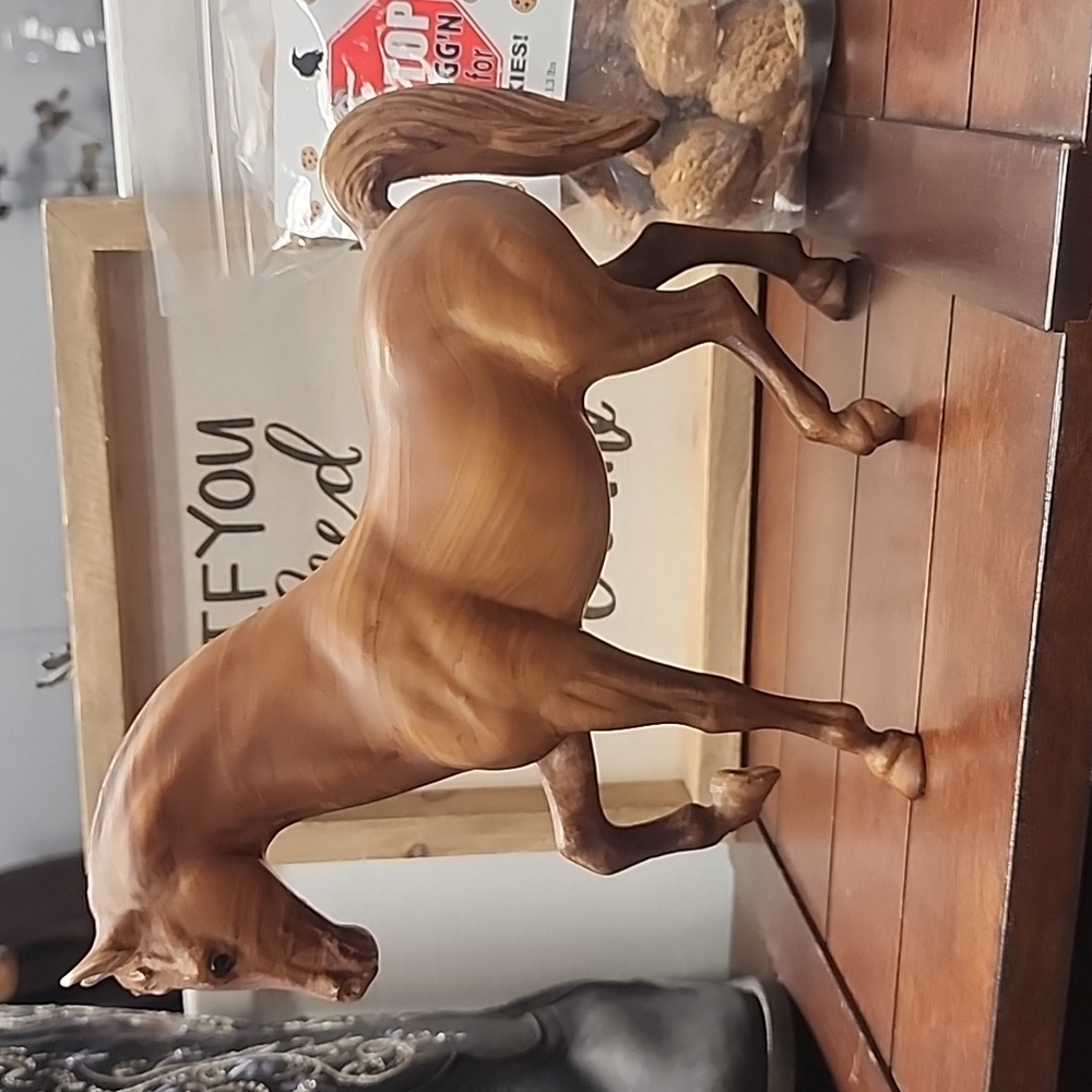 Wood Grain Breyer Horse